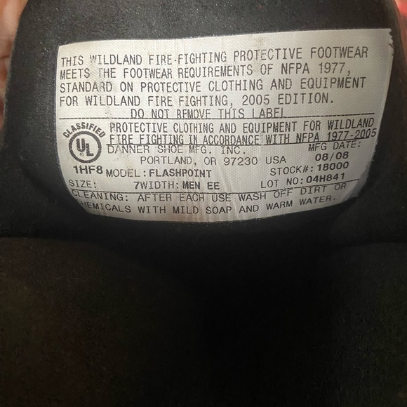 Danner Flashpoint Wildland Firefighter Boots main image 5